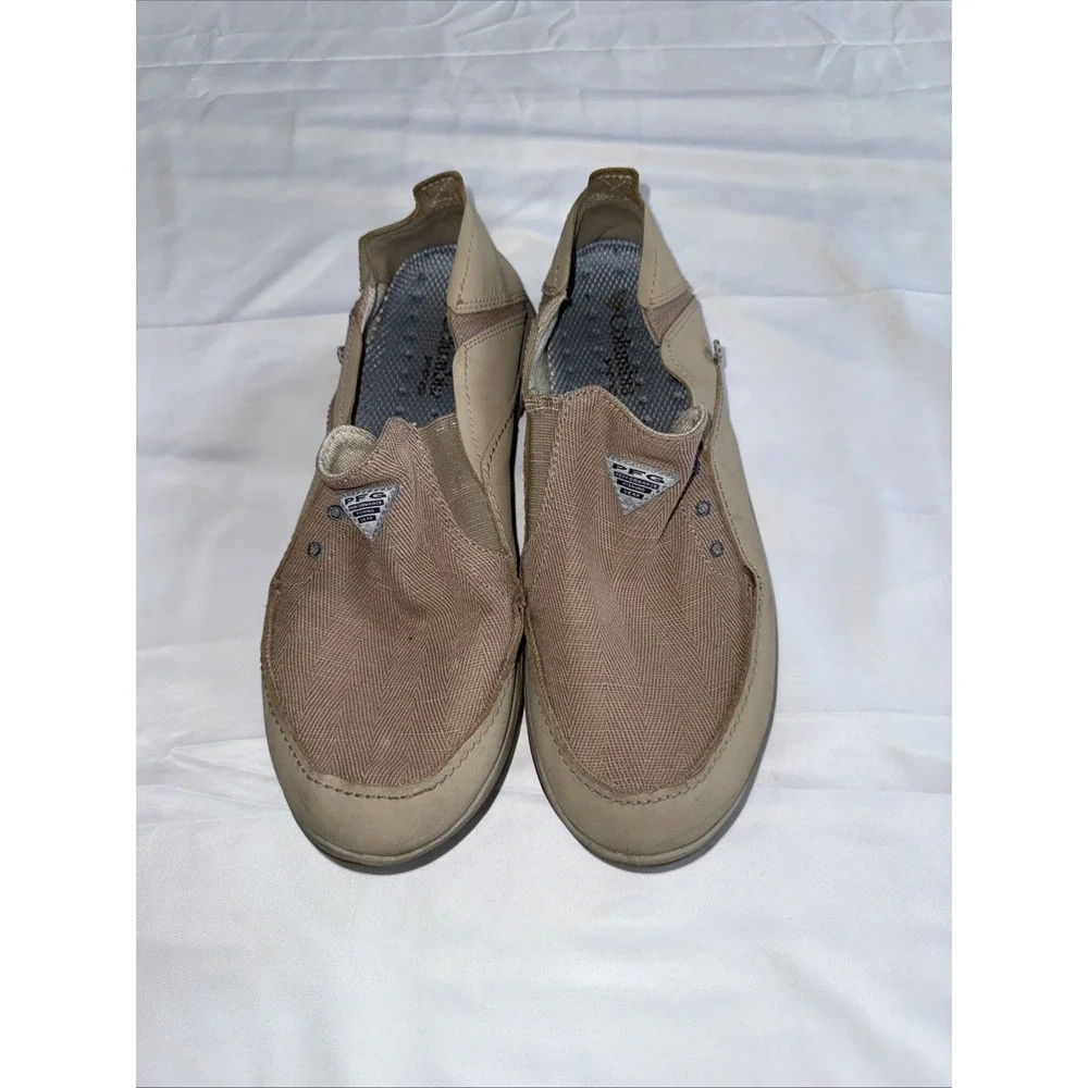 Columbia PFG Shoes Men's Size 10 Bahama Vent PFG Slip-On Deck Fishing Canvas